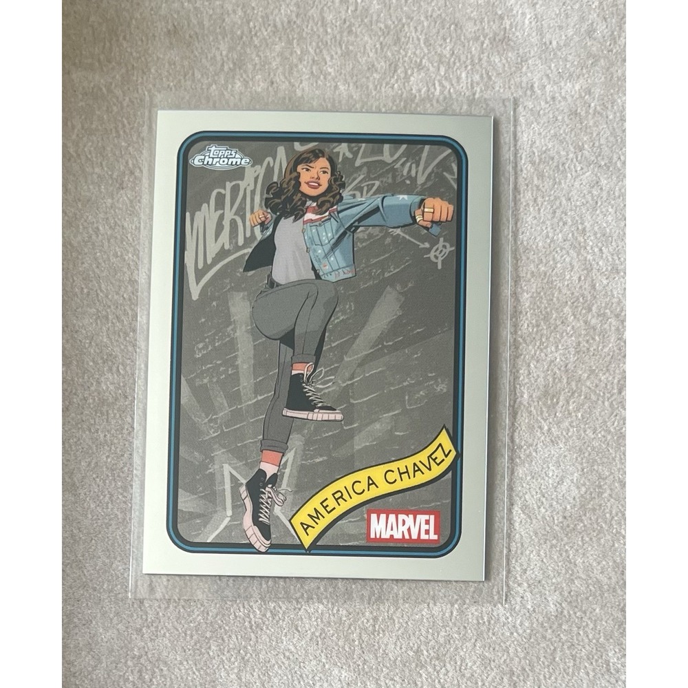 2025 Topps‎ Chrome Marvel America Chavez #153 Base Card